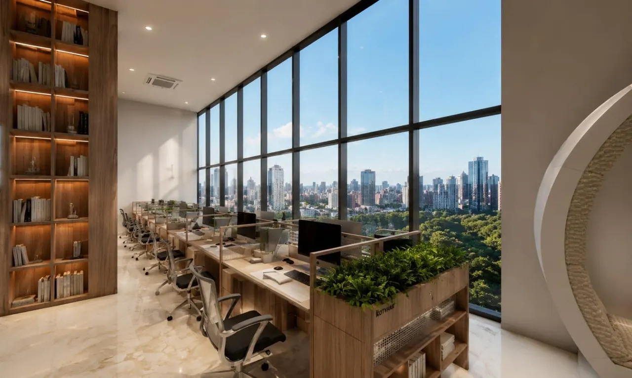 Study spaces with city views
